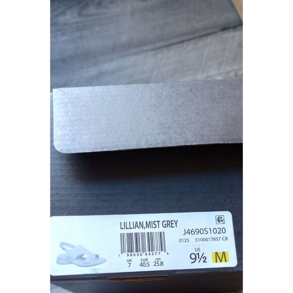 Naturalizer Women's Size 9.5 M Lillian, Mist Gray, Slingback Sandals, NWT - Picture 5 of 6